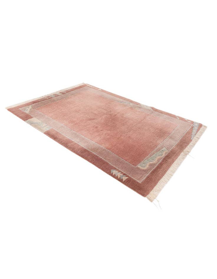 Detail image of 4' 7 x 6' 4  Hand Knotted Tibet Wool Rug