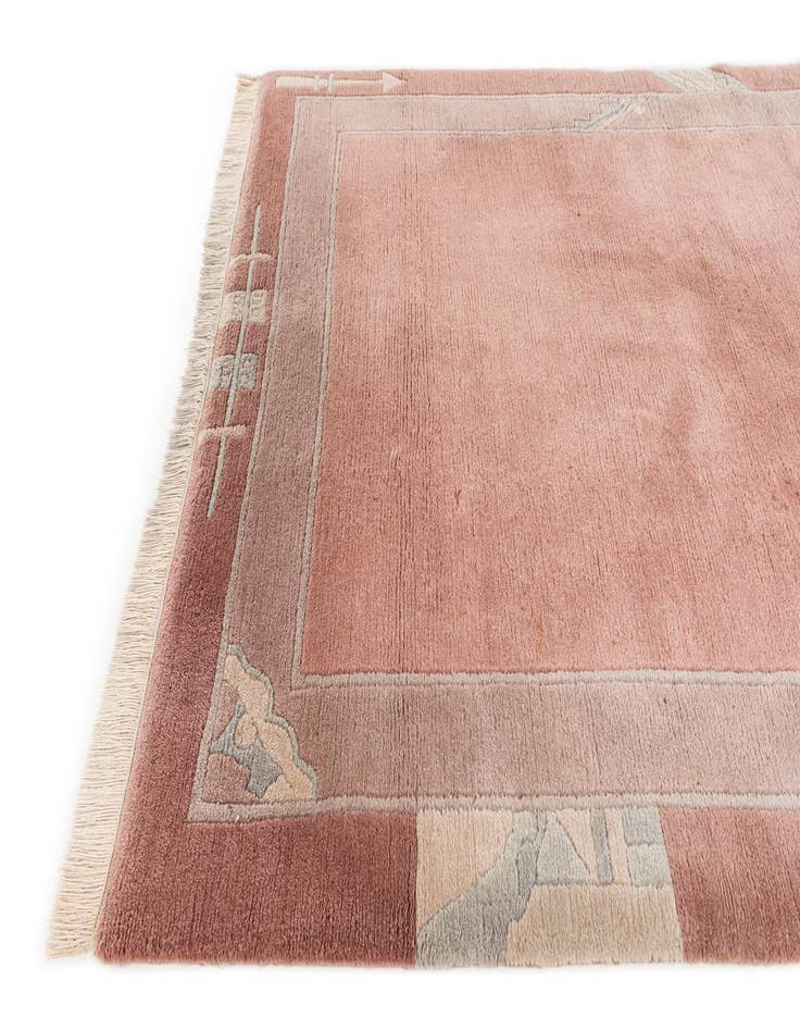 Detail image of 4' 7 x 6' 4  Hand Knotted Tibet Wool Rug