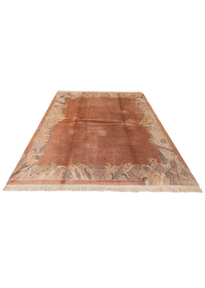 6' 9 x 8' 1 Hand Knotted Tibet Wool Rug