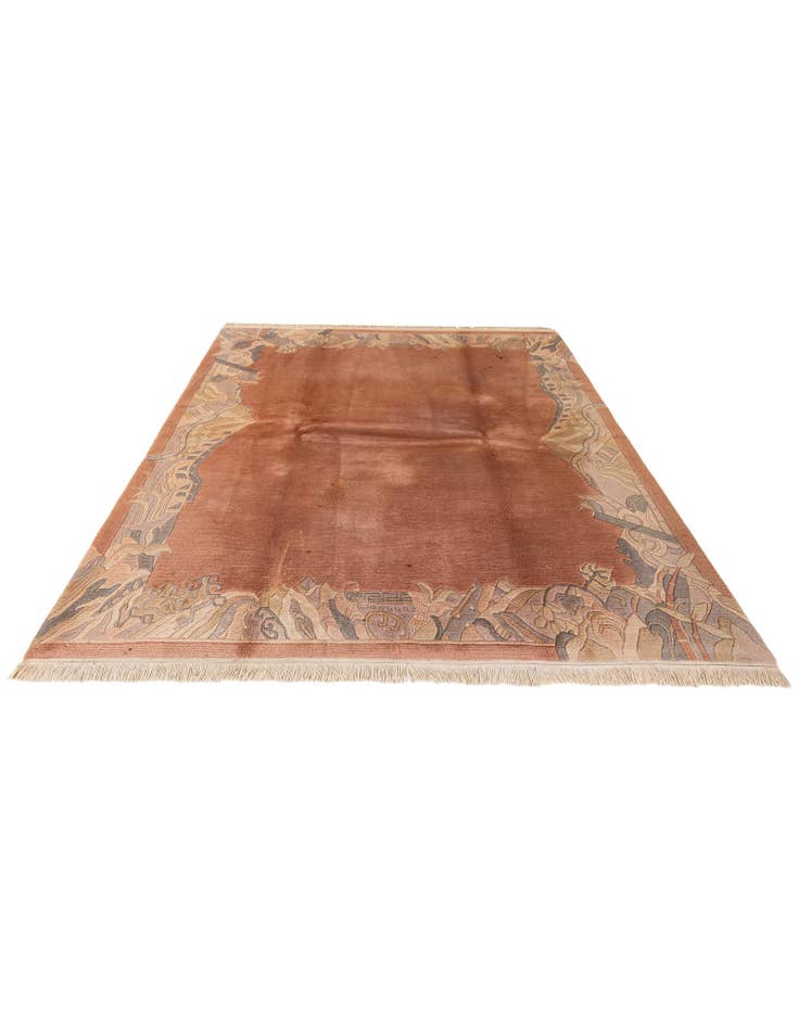 Detail image of 6' 9 x 8' 1 Hand Knotted Tibet Wool Rug