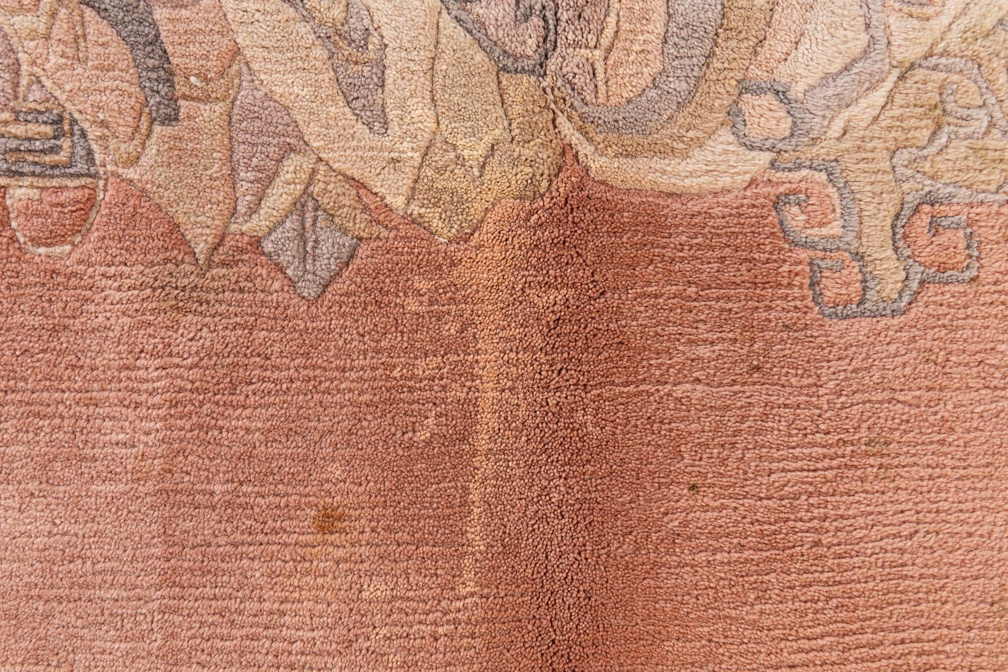 6' 9 x 8' 1 Hand Knotted Tibet Wool Rug