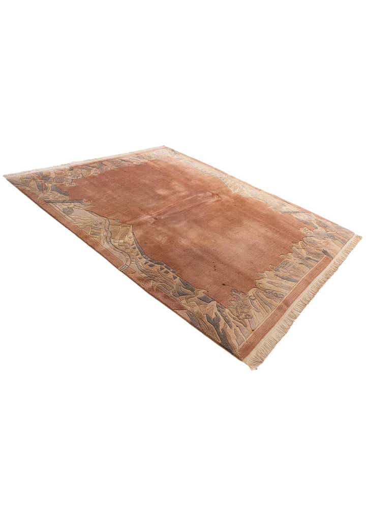 6' 9 x 8' 1 Hand Knotted Tibet Wool Rug