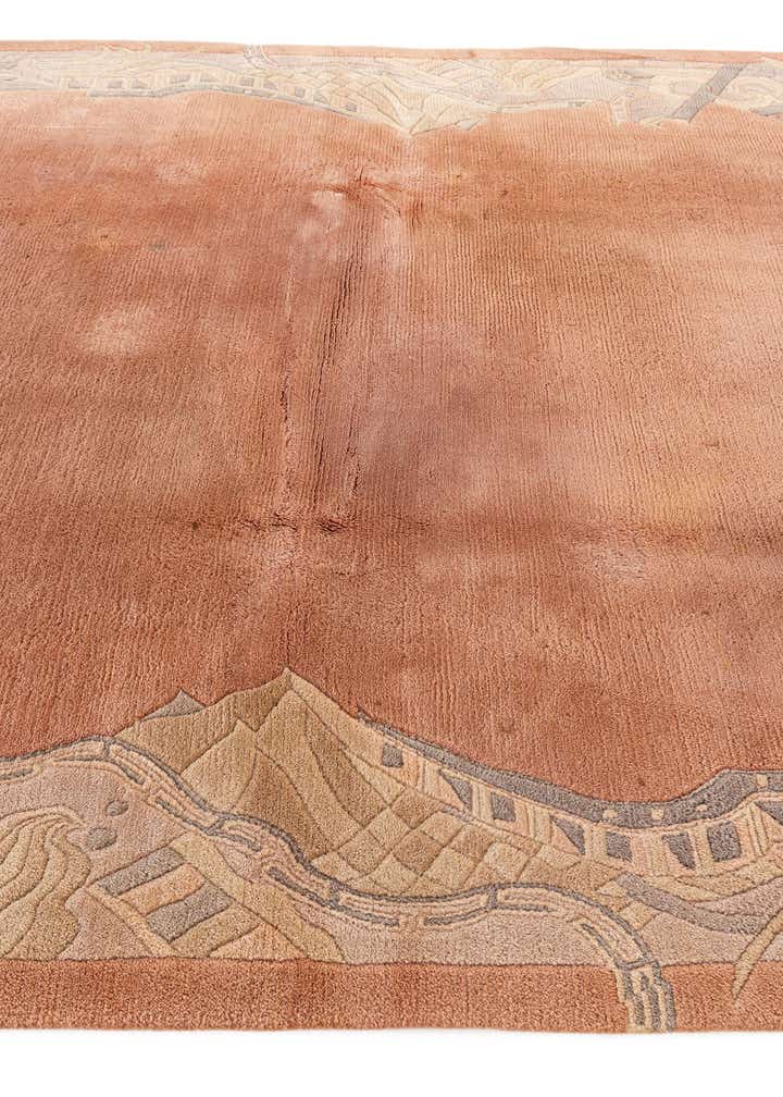 6' 9 x 8' 1 Hand Knotted Tibet Wool Rug