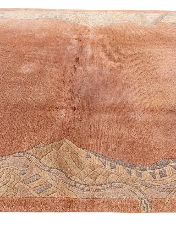 Detail image of 6' 9 x 8' 1 Hand Knotted Tibet Wool Rug