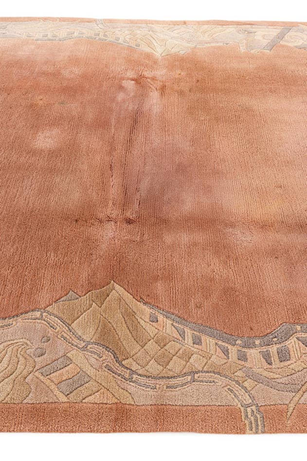 Detail image of 6' 9 x 8' 1 Hand Knotted Tibet Wool Rug