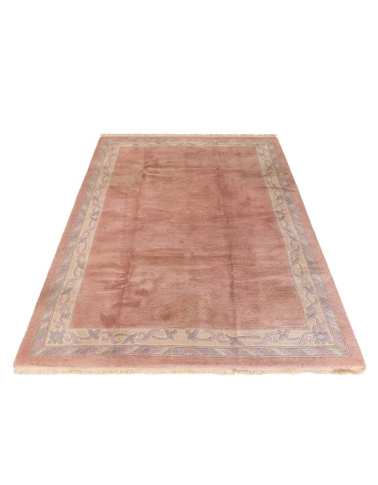 Detail image of 6' 8 x 9' 10 Hand Knotted Tibet Wool Rug