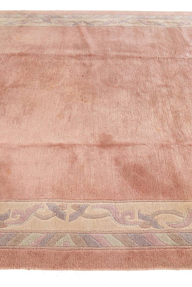 Detail image of 6' 8 x 9' 10 Hand Knotted Tibet Wool Rug
