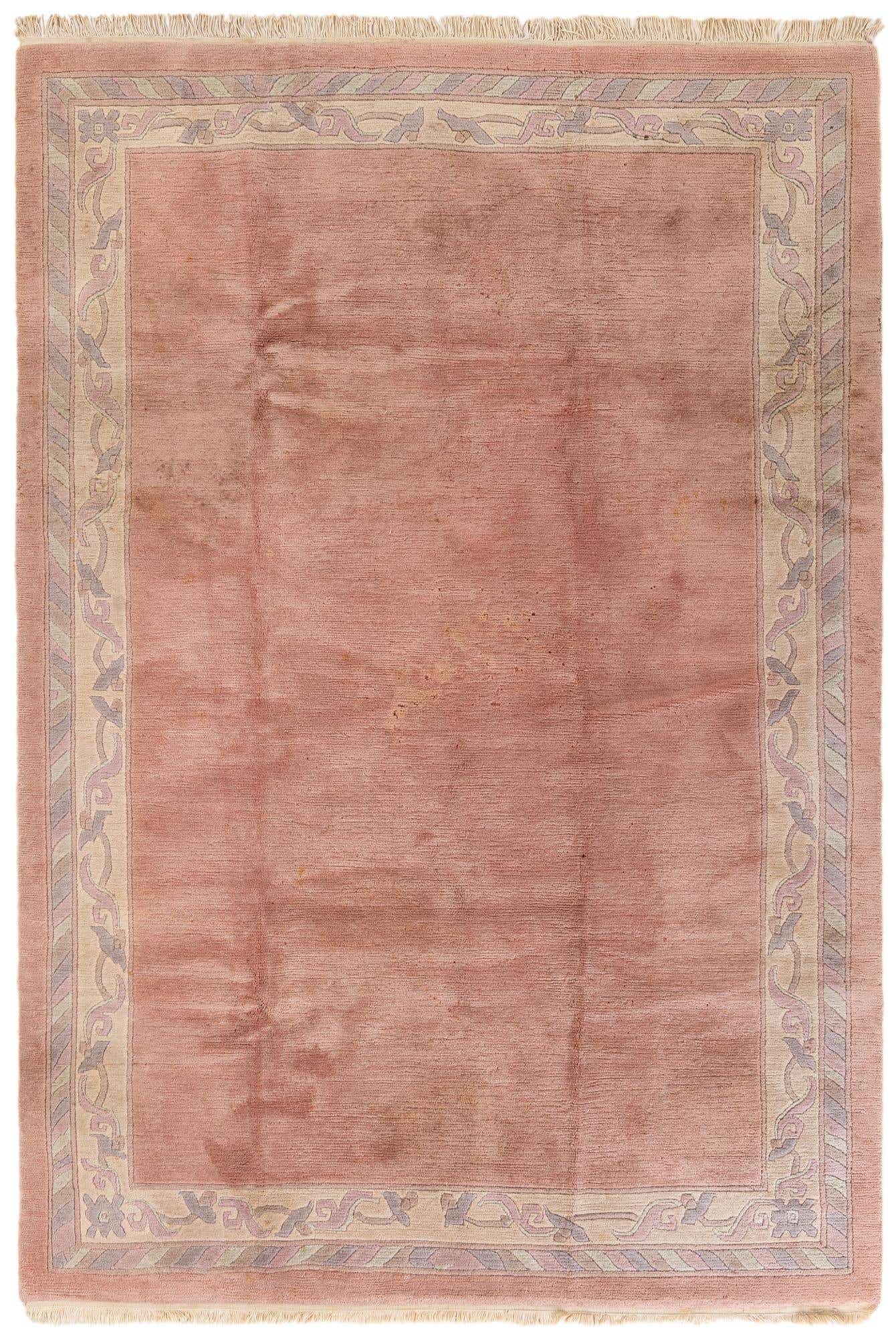 6' 8 x 9' 10 Hand Knotted Tibet Wool Rug