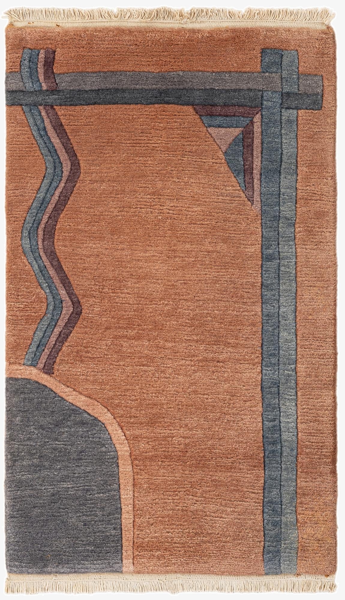 2' 2 x 3' 7  Hand Knotted Tibet Wool Rug