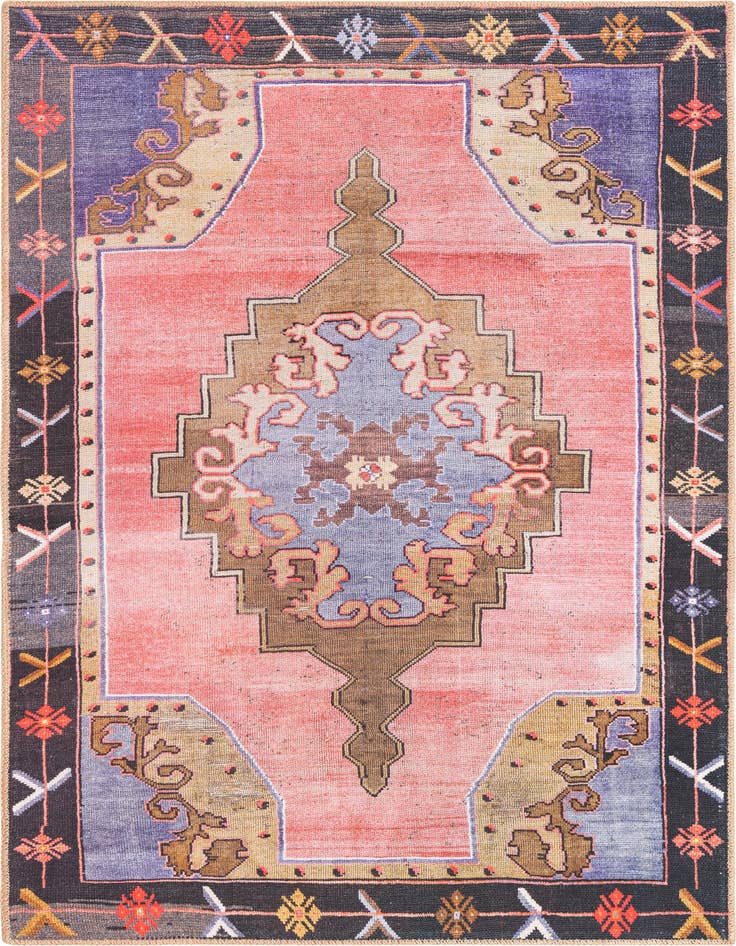 Detail image of 3' 6 x 5' 6 Washable Timeless Rug