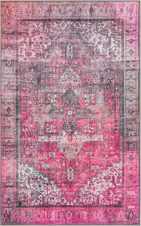 Detail image of 3' 6 x 5' 6 Washable Timeless Rug