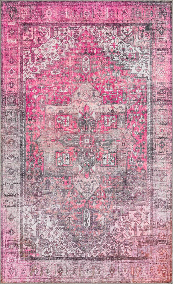 Detail image of 5' x 8' Washable Timeless Rug