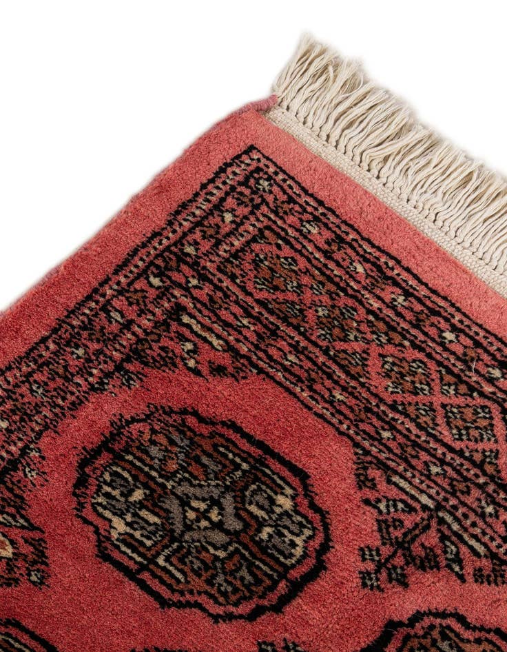 Detail image of 2' x 3' 5  Hand Knotted Torkaman Persian Wool Rug