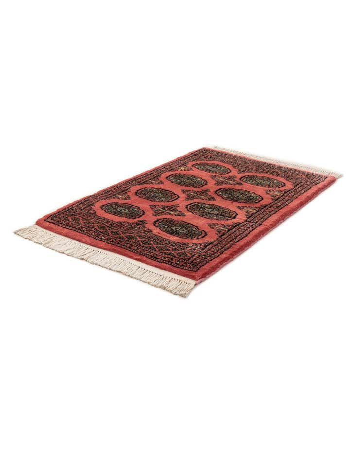 2' 2 x 3' 3 Hand Knotted Torkaman Persian Wool Rug