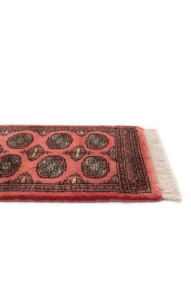 Detail image of 2' 2 x 3' 3 Hand Knotted Torkaman Persian Wool Rug