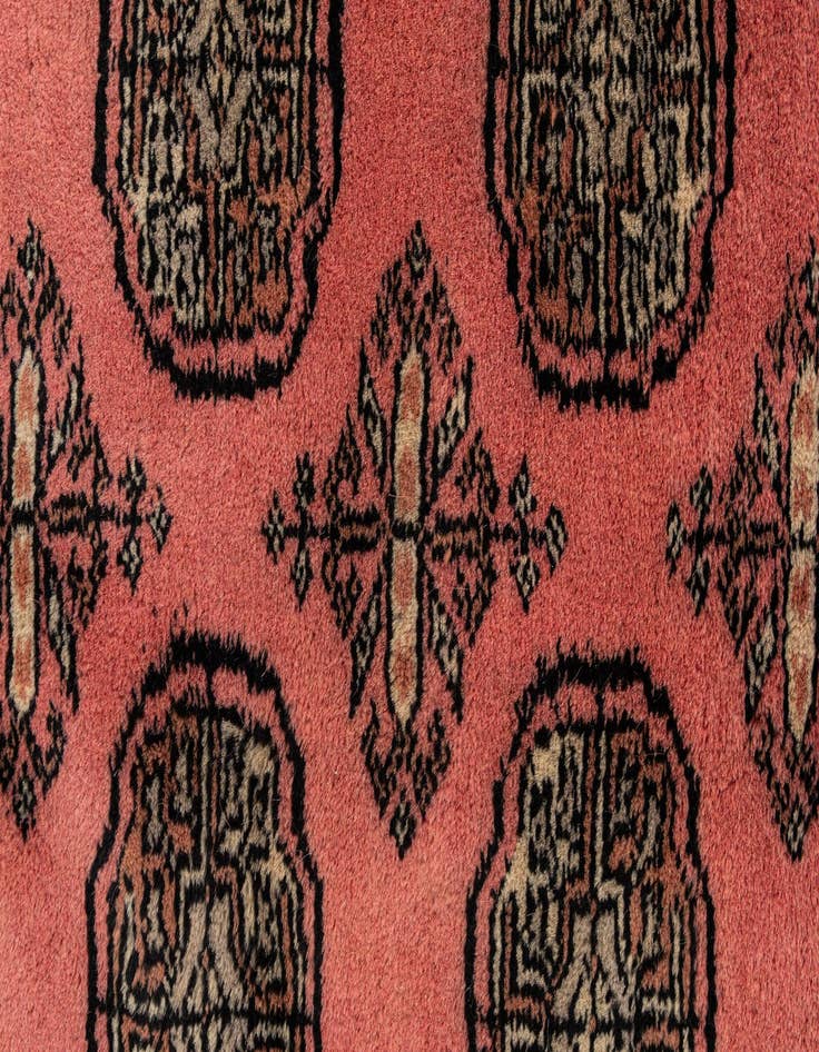 Detail image of 2' 2 x 3' 3  Hand Knotted Torkaman Persian Wool Rug