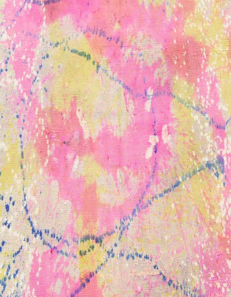 Detail image of 4' 10 x 6' 3  Hand Knotted Ultra Vintage Persian Wool Rug