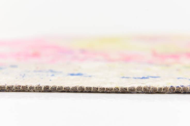 Detail image of 4' 10 x 6' 3 Hand Knotted Ultra Vintage Persian Wool Rug