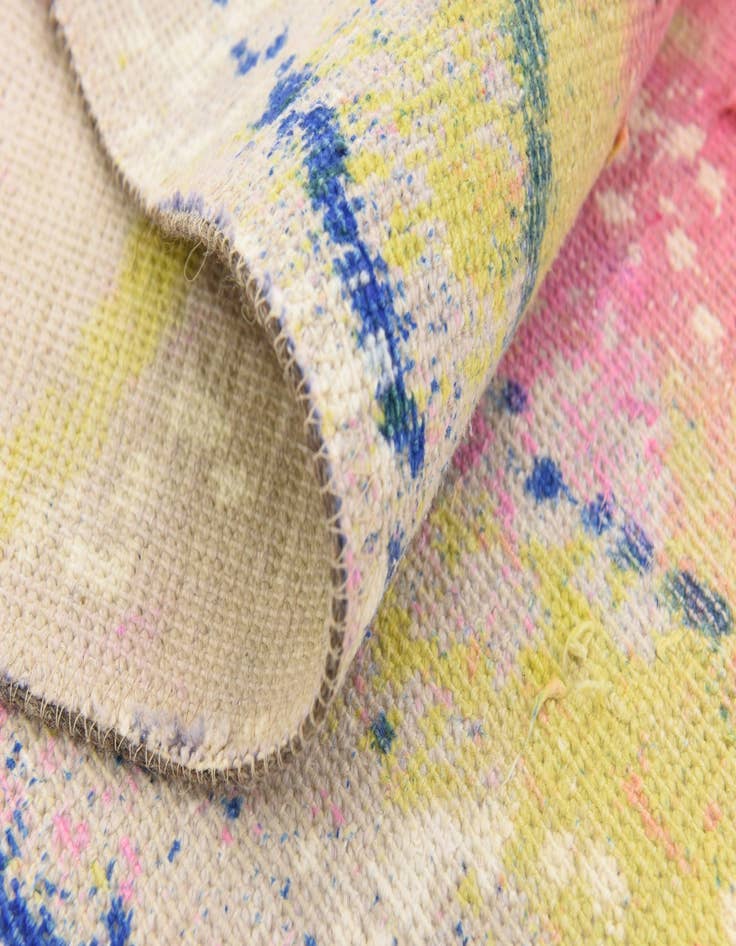 Detail image of 4' 10 x 6' 3  Hand Knotted Ultra Vintage Persian Wool Rug