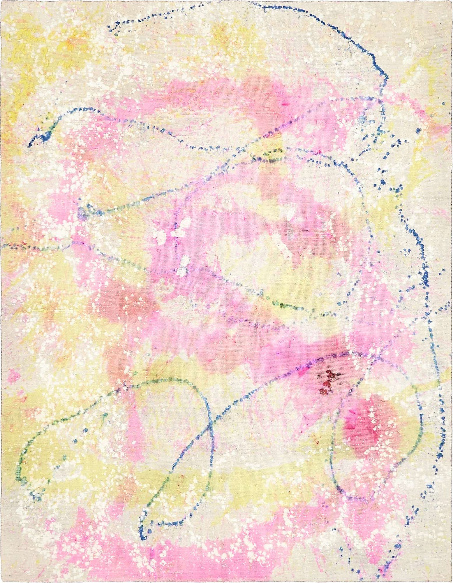 Primary image 4' 10 x 6' 3  Hand Knotted Ultra Vintage Persian Wool Rug