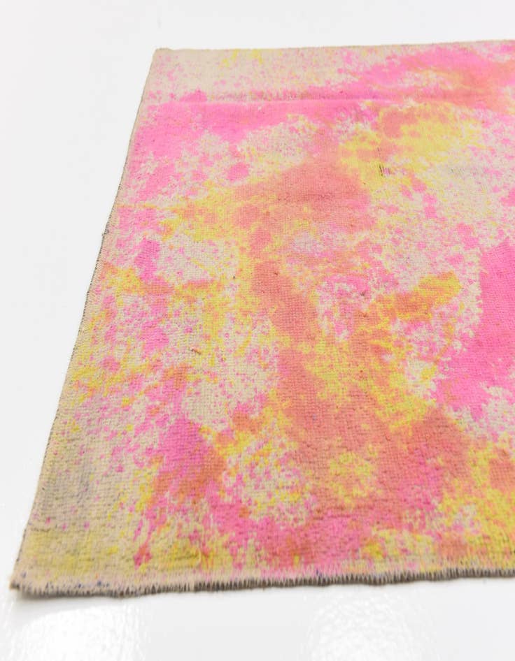 Detail image of 3' 3 x 4' 6  Hand Knotted Ultra Vintage Persian Wool Rug