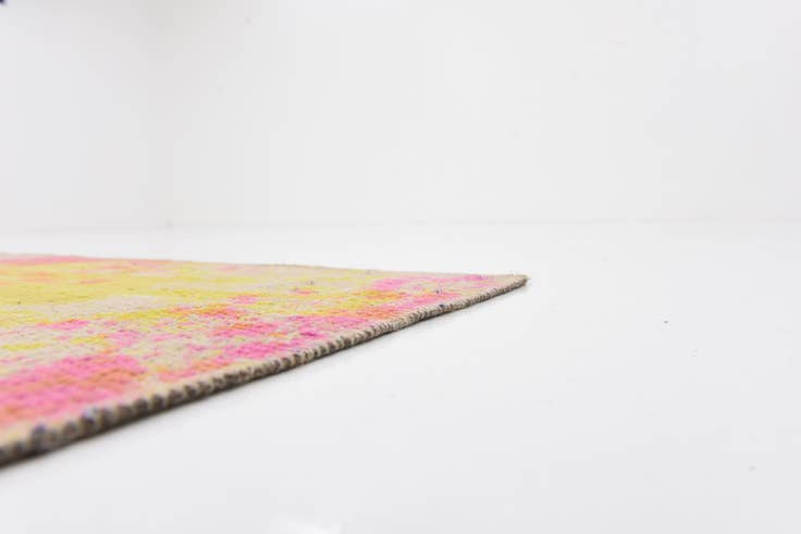 Detail image of 3' 3 x 4' 6 Hand Knotted Ultra Vintage Persian Wool Rug