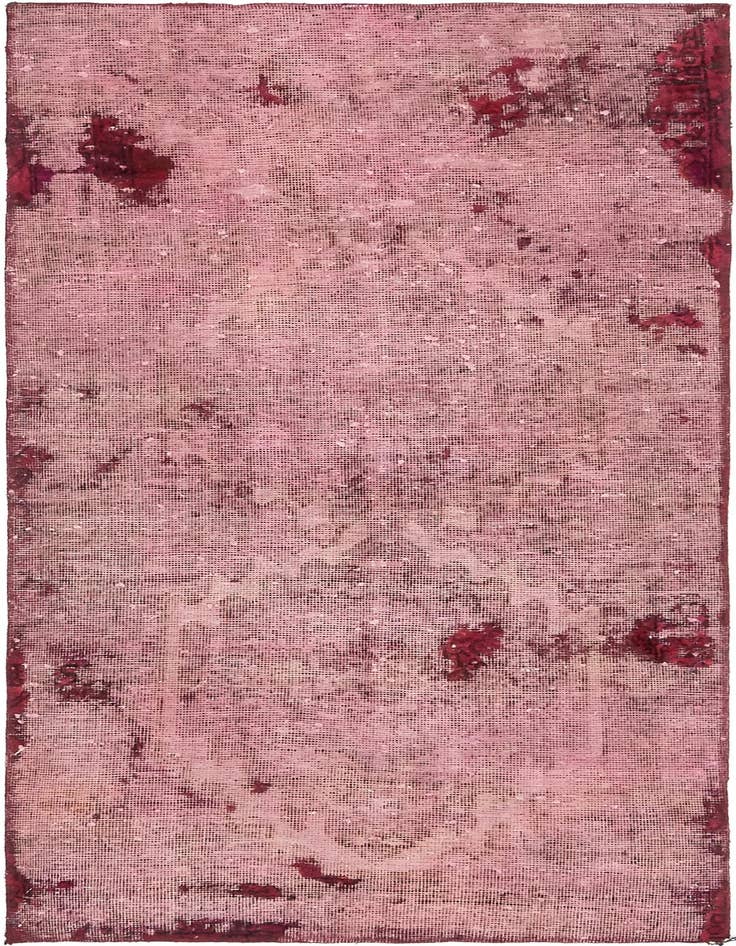 Detail image of 3' 4 x 6' 5 Hand Knotted Ultra Vintage Persian Wool Rug