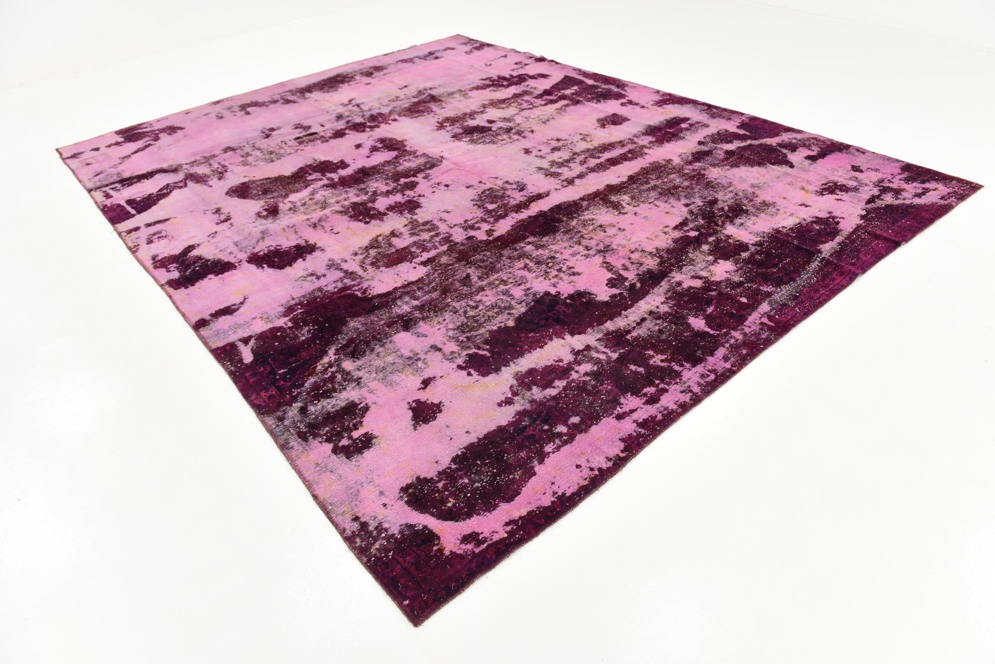 9' 3 x 11' 10 Hand Knotted Ultra Vintage Persian Wool Rug