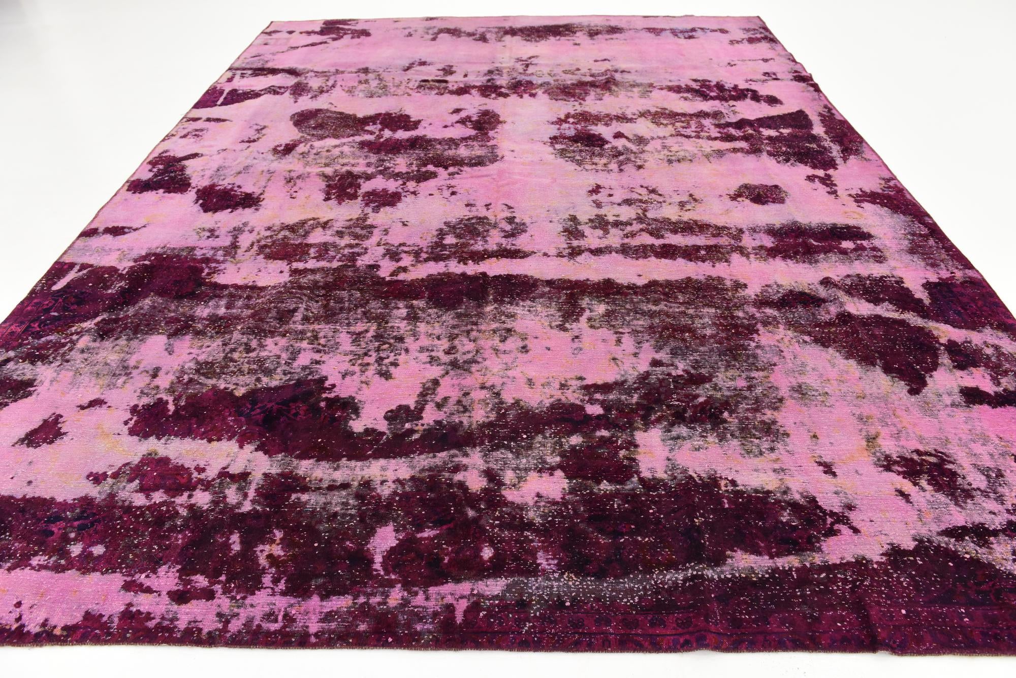 9' 3 x 11' 10 Hand Knotted Ultra Vintage Persian Wool Rug