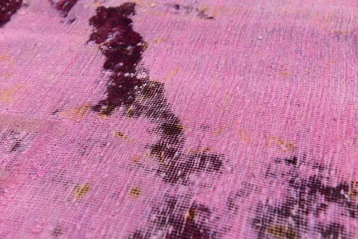 Detail image of 9' 3 x 11' 10 Hand Knotted Ultra Vintage Persian Wool Rug