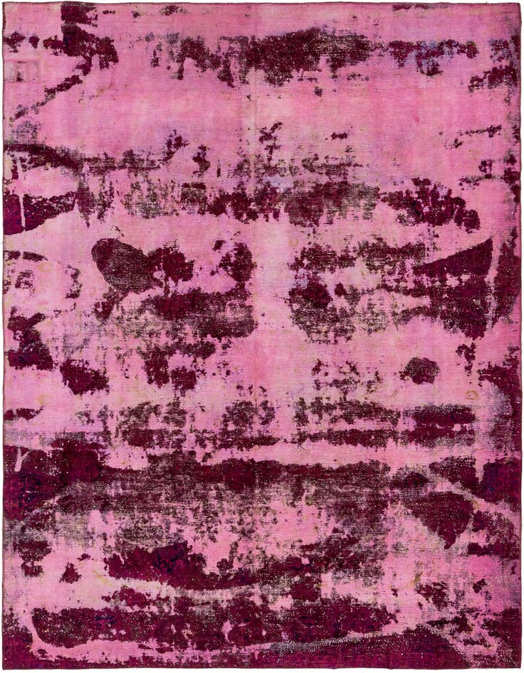 Detail image of 9' 3 x 11' 10 Hand Knotted Ultra Vintage Persian Wool Rug