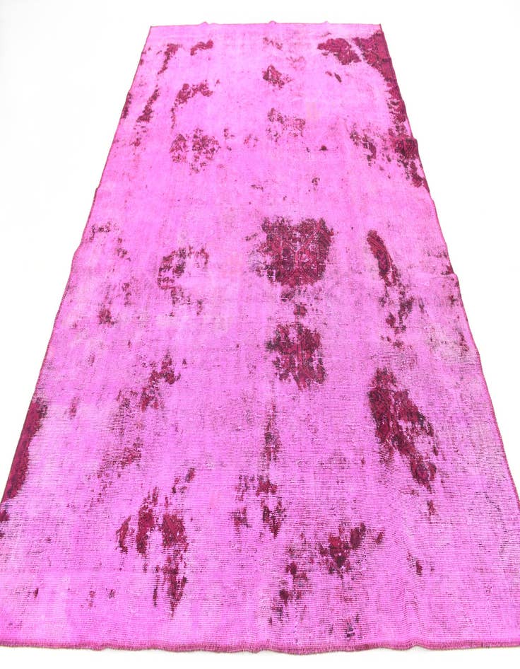 Detail image of 6' 7 x 9' Hand Knotted Ultra Vintage Persian Wool Rug