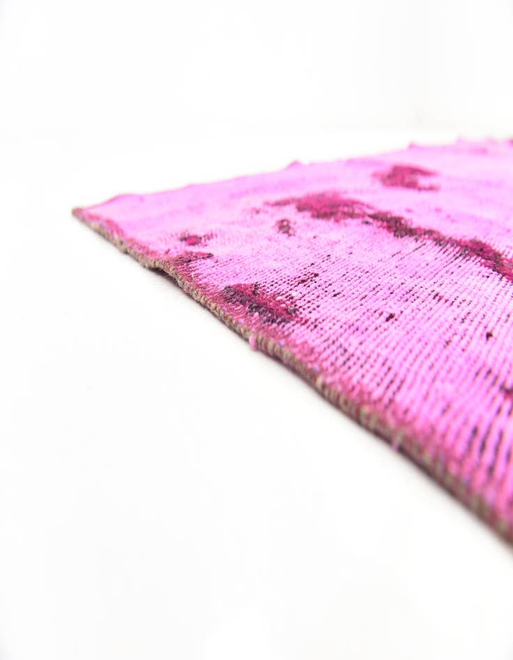 Detail image of 6' 7 x 9' Hand Knotted Ultra Vintage Persian Wool Rug