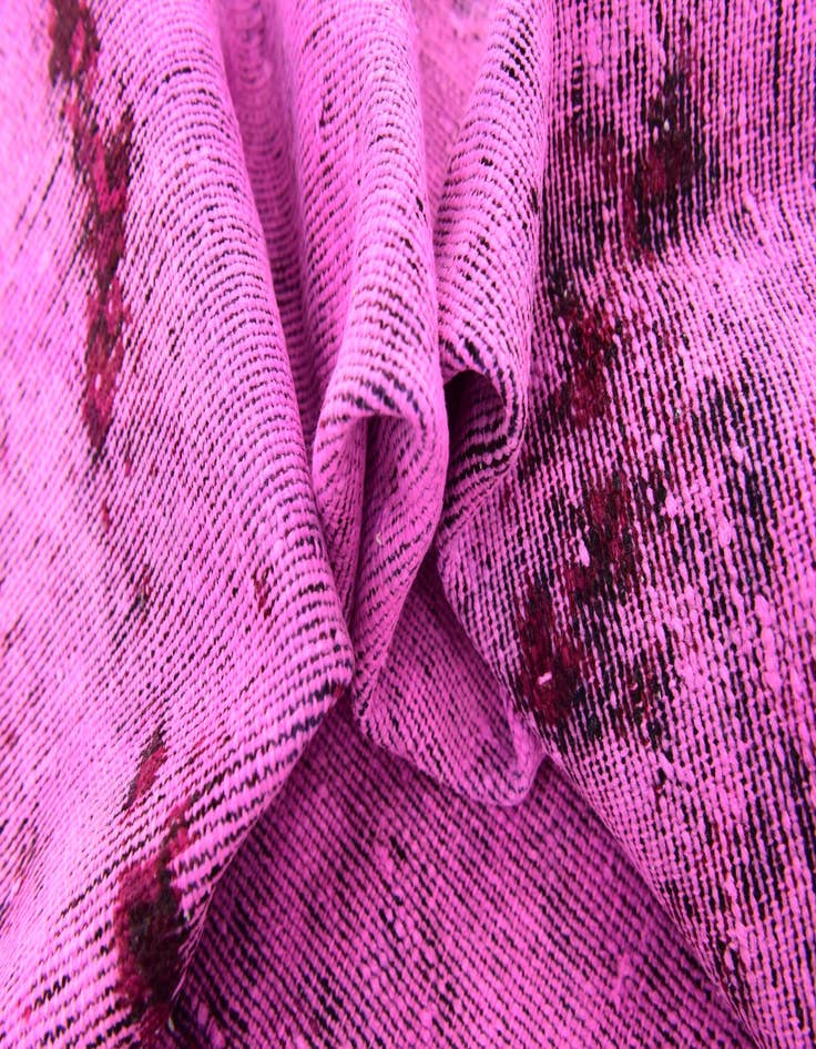 Detail image of 6' 7 x 9' Hand Knotted Ultra Vintage Persian Wool Rug