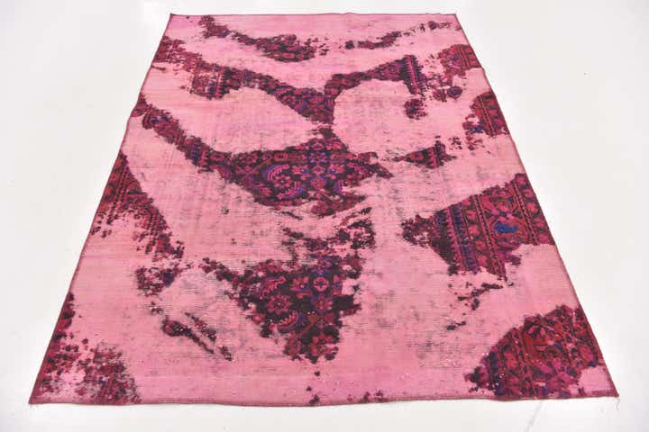 5' 2 x 7' Hand Knotted Ultra Vintage Persian Wool Rug