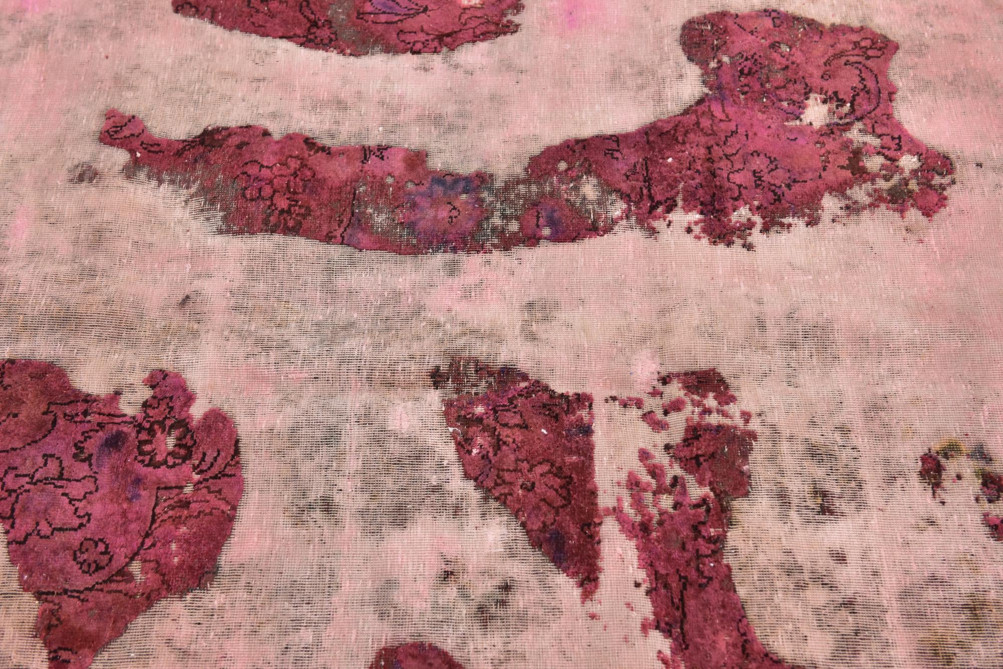 5' x 6' 4 Hand Knotted Ultra Vintage Persian Wool Rug