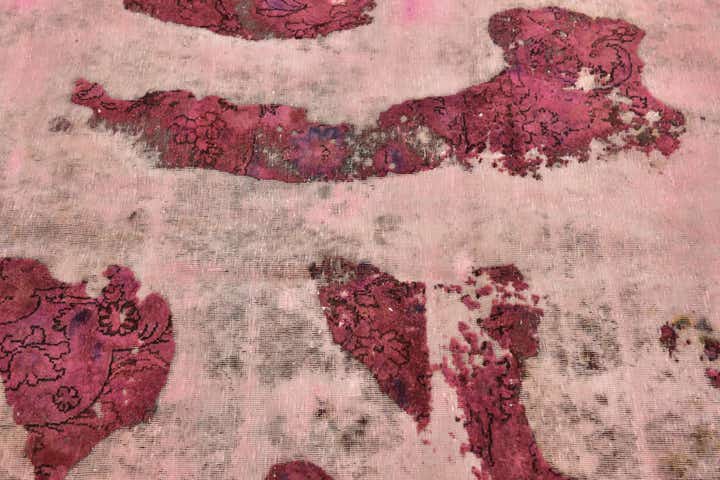 5' x 6' 4 Hand Knotted Ultra Vintage Persian Wool Rug