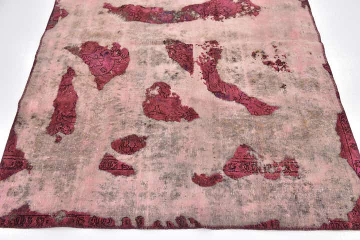 5' x 6' 4 Hand Knotted Ultra Vintage Persian Wool Rug
