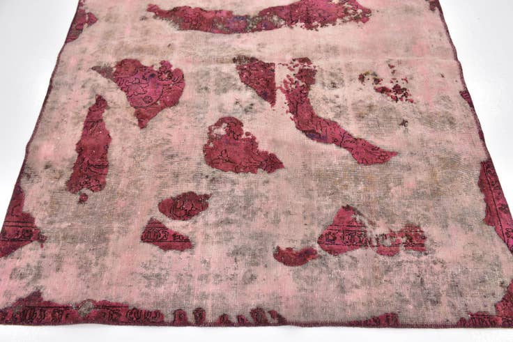 Detail image of 5' x 6' 4 Hand Knotted Ultra Vintage Persian Wool Rug