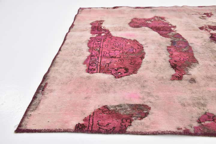 5' x 6' 4 Hand Knotted Ultra Vintage Persian Wool Rug