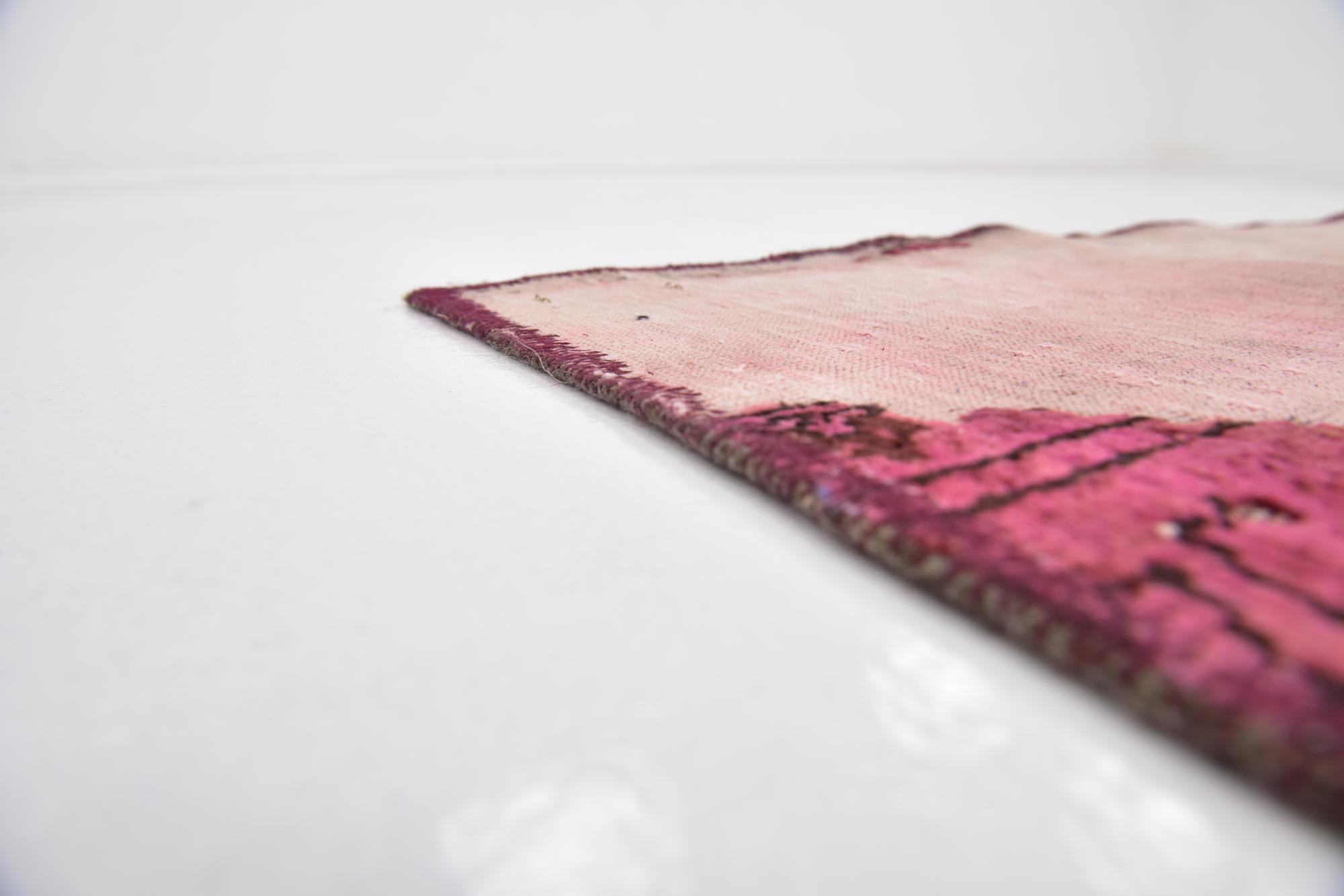 5' x 6' 4 Hand Knotted Ultra Vintage Persian Wool Rug