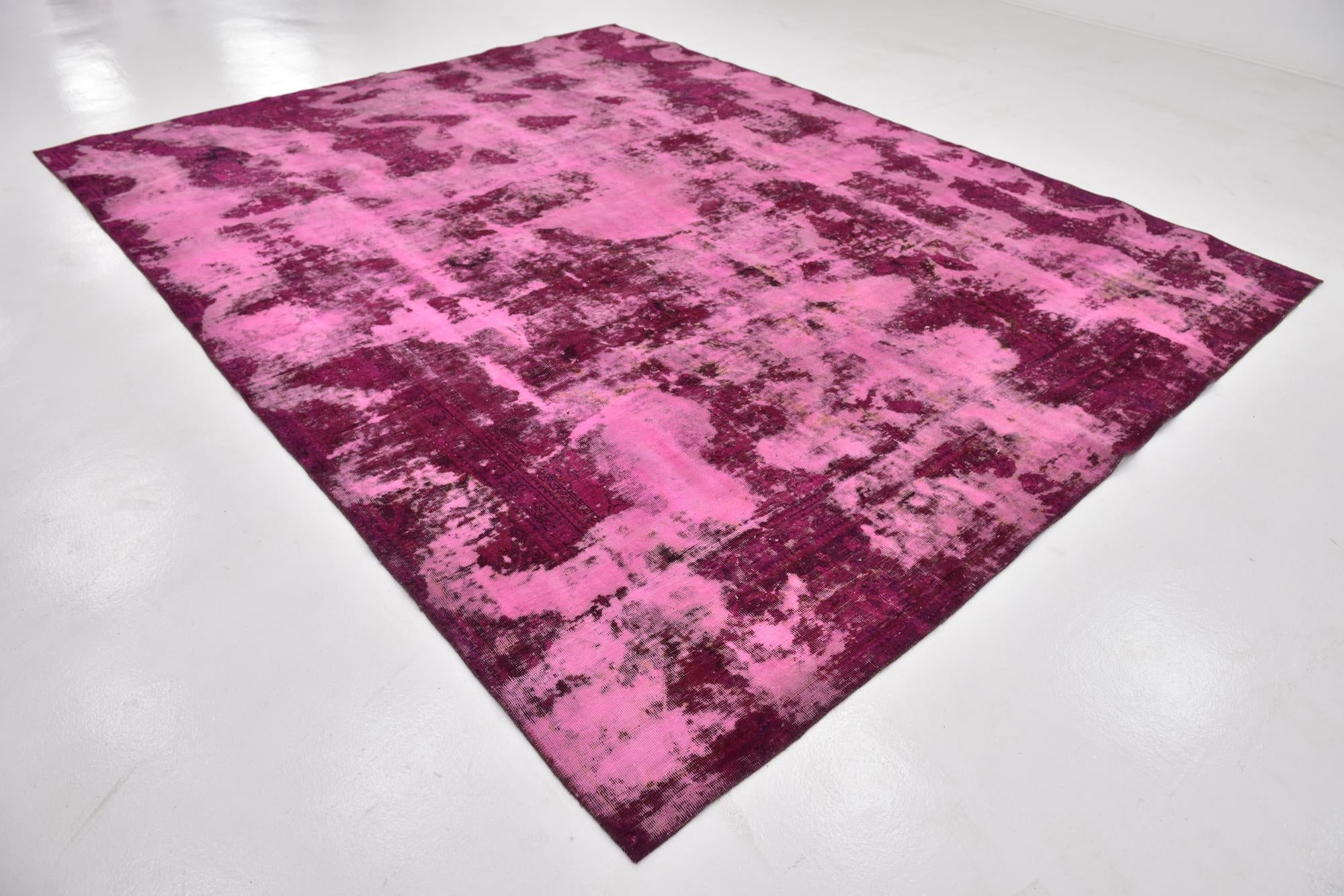 9' 5 x 12' 2 Hand Knotted Ultra Vintage Persian Wool Rug