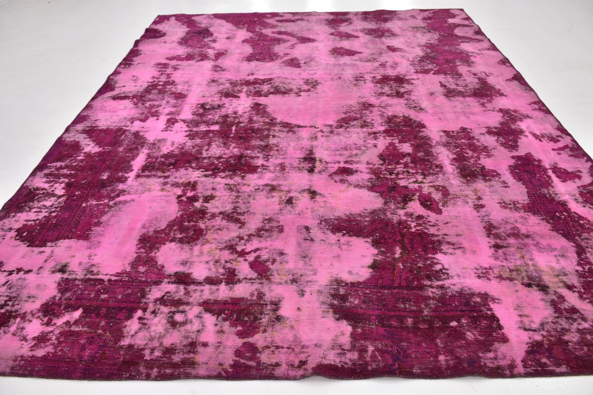 9' 5 x 12' 2 Hand Knotted Ultra Vintage Persian Wool Rug
