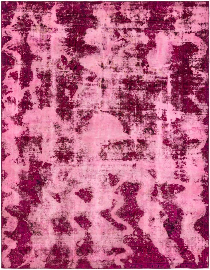 Detail image of 9' 5 x 12' 2 Hand Knotted Ultra Vintage Persian Wool Rug