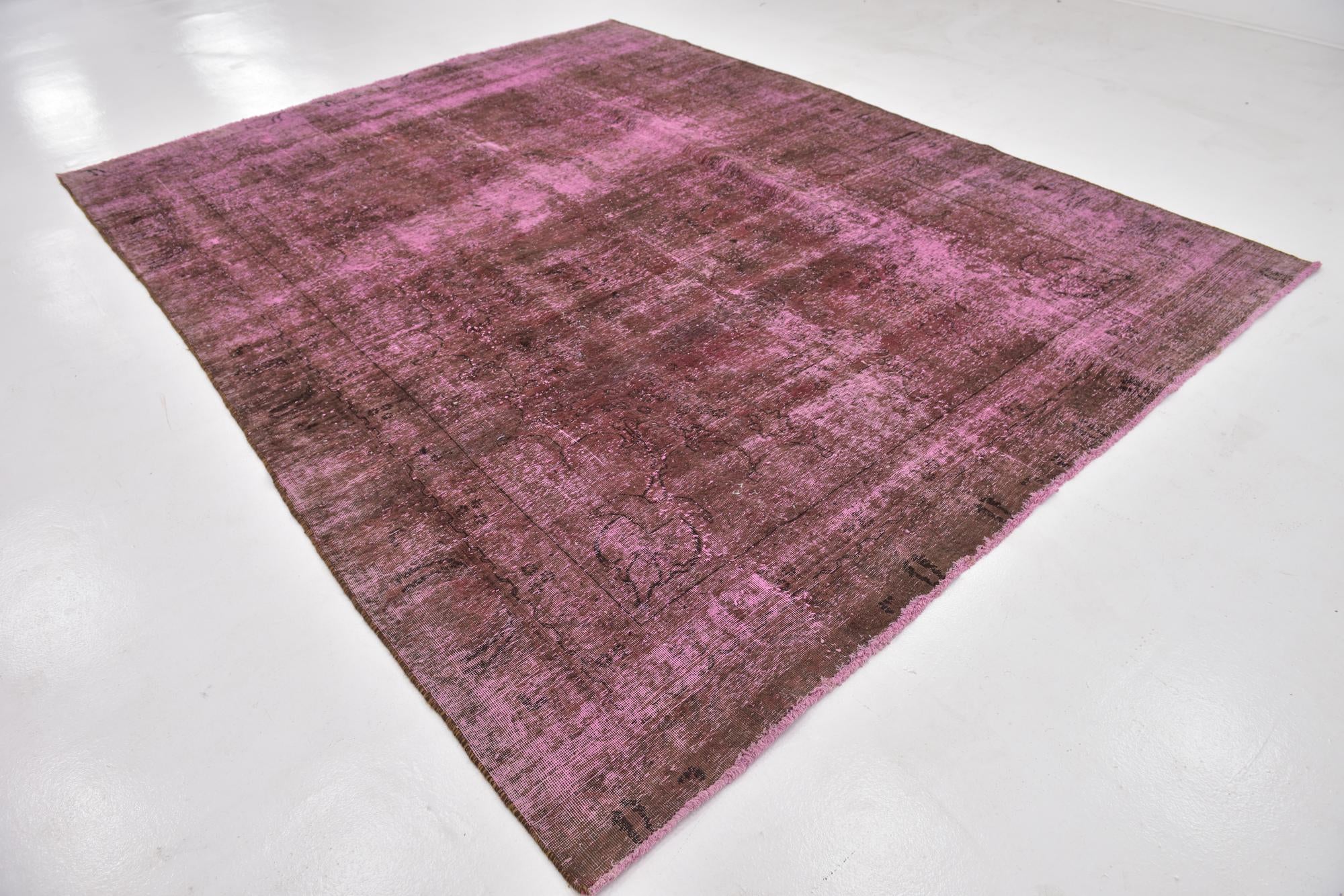 8' 6 x 11' Hand Knotted Ultra Vintage Persian Wool Rug