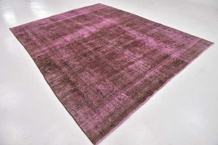 8' 6 x 11' Hand Knotted Ultra Vintage Persian Wool Rug