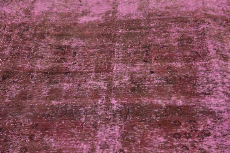 Detail image of 8' 6 x 11' Hand Knotted Ultra Vintage Persian Wool Rug