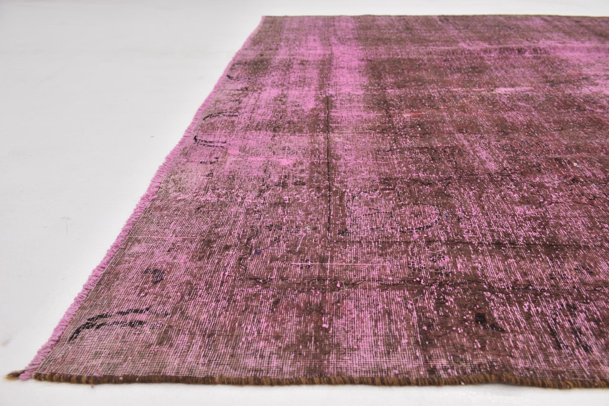 8' 6 x 11' Hand Knotted Ultra Vintage Persian Wool Rug