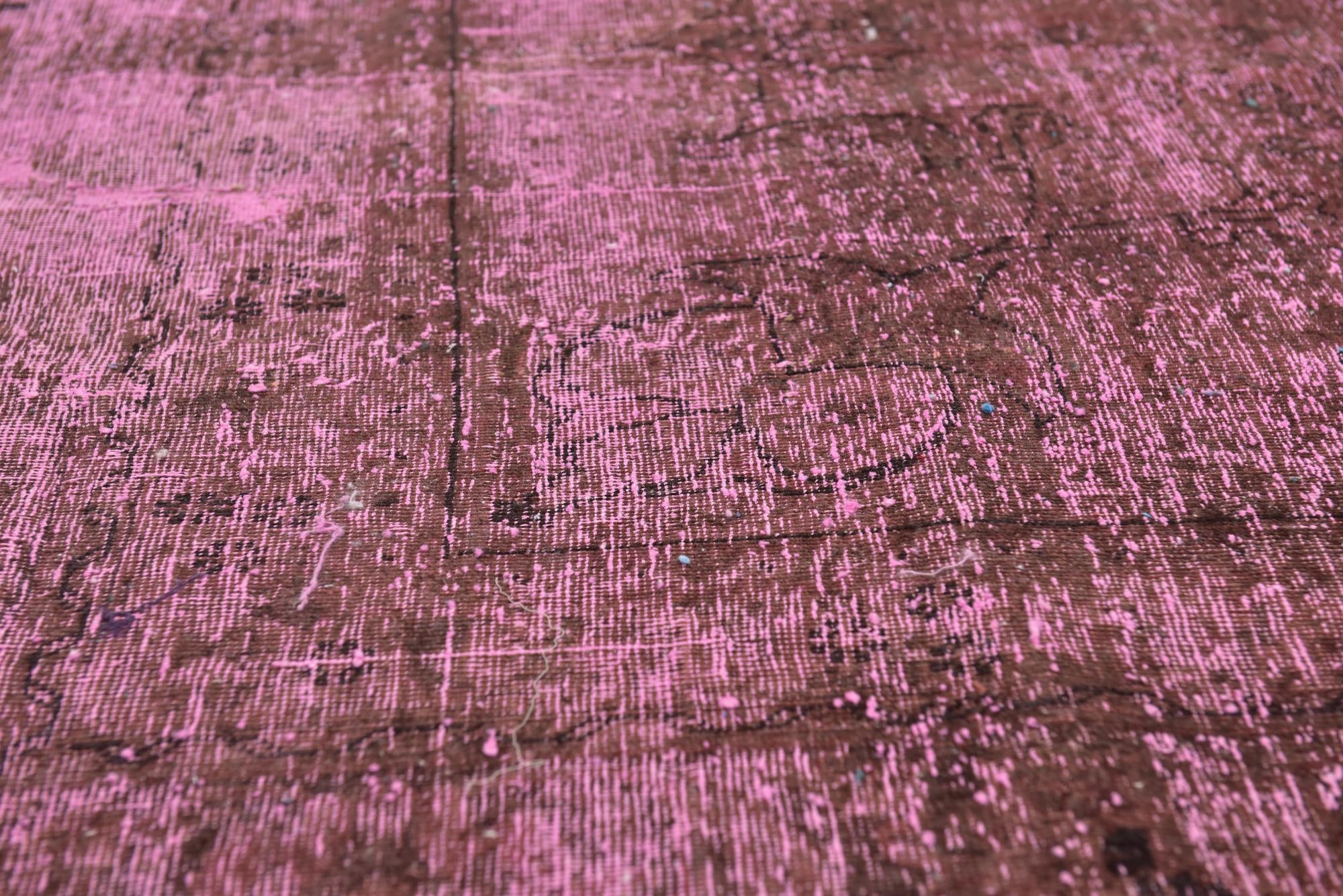 8' 6 x 11' Hand Knotted Ultra Vintage Persian Wool Rug