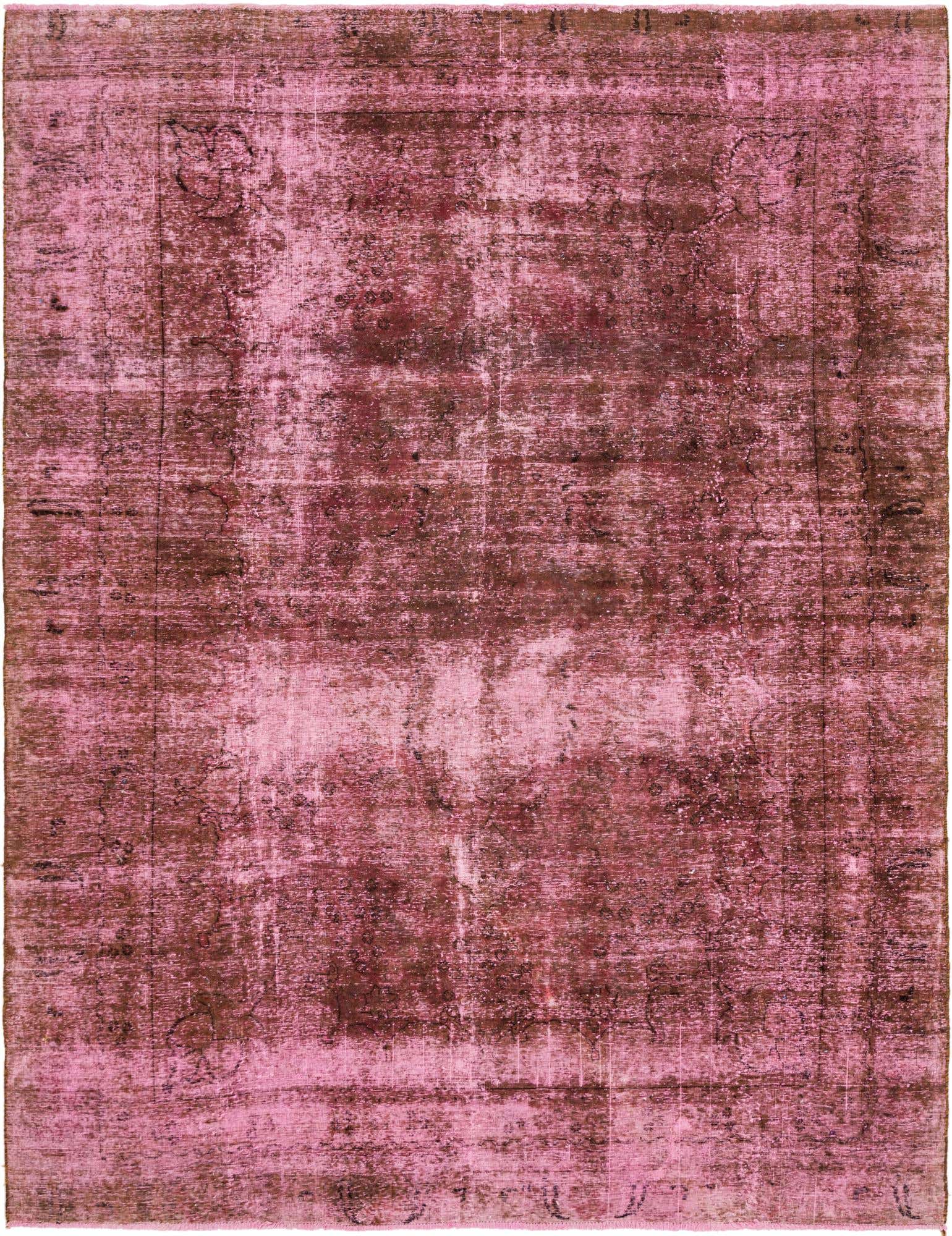 8' 6 x 11' Hand Knotted Ultra Vintage Persian Wool Rug